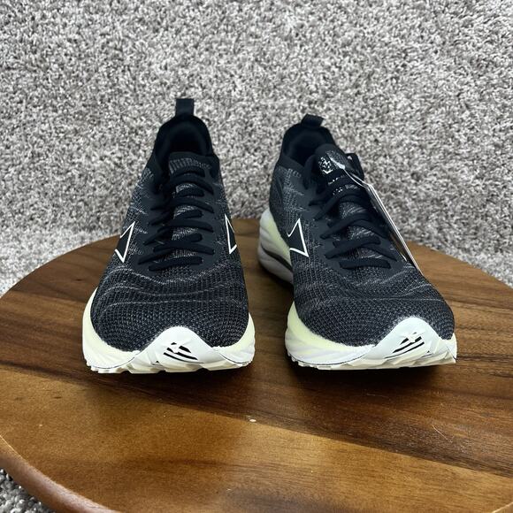 Mizuno Wave Neo Wind Womens Size 11.5 Running Shoes Undyed Black Starlight NEW - Picture 3 of 11